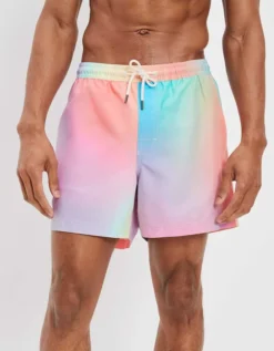 AE Pride 5.5" Tie-Dye Swim Trunk