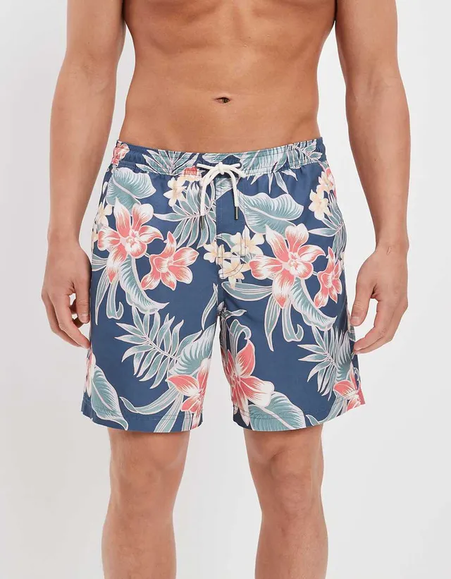 AE 7" Tropical Swim Trunk 1 AE 7" Tropical Swim Trunk