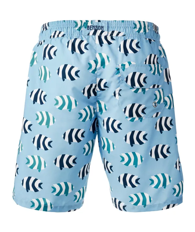 Benson Angelfish Patterned Swim Trunks 2 Benson Angelfish Patterned Swim Trunks - Image 2