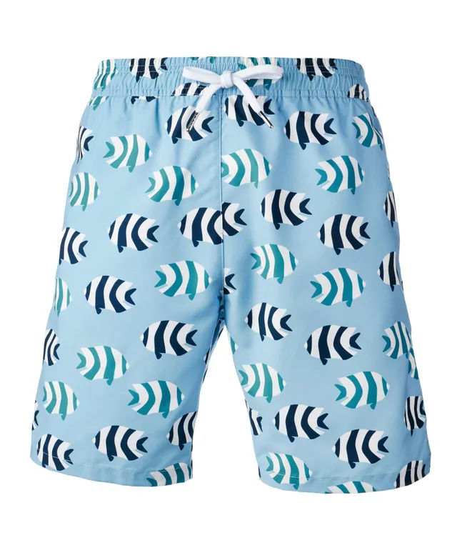 Benson Angelfish Patterned Swim Trunks 1 Benson Angelfish Patterned Swim Trunks