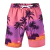 Benson Sunset Patterned Swim Trunks
