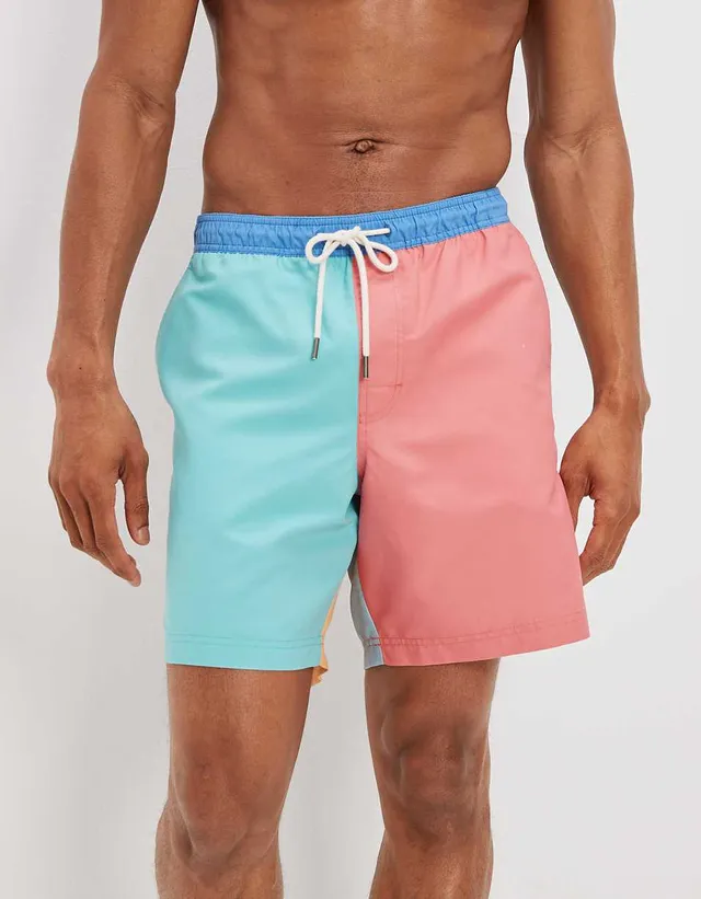 AE 7" Colorblock Swim Trunk 2 AE 7" Colorblock Swim Trunk - Image 2