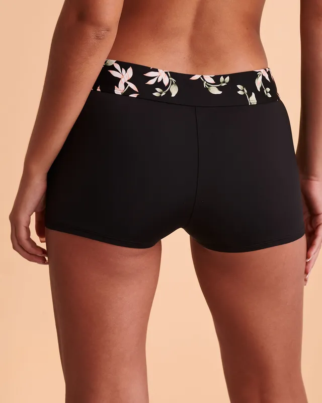 FLORAL WAVE Boyleg Bikini Bottom 2 FLORAL WAVE Boyleg Bikini Bottom - Image 2