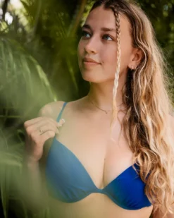 ELECTRIC STORM Push-up Bikini Top