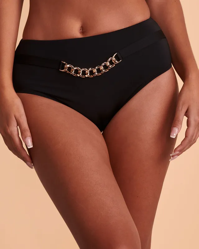 CHAIN High Waist Bikini Bottom 1 CHAIN High Waist Bikini Bottom