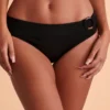 SOLID Folded Waistband Bikini Bottom