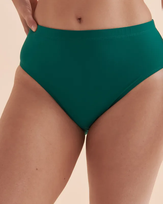 Essentials High Waist Bikini Bottom 1 Essentials High Waist Bikini Bottom