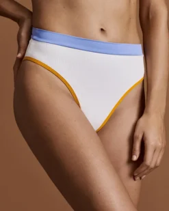 RIB High Waist Bikini Bottom