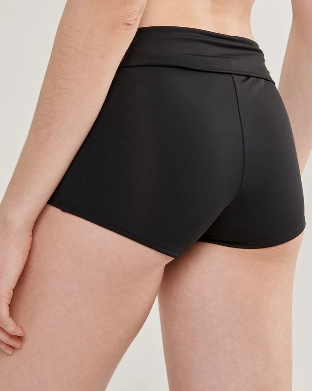 Folded Waistband Boyleg Bikini Bottom 2 Folded Waistband Boyleg Bikini Bottom - Image 2