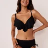 SOLID D Cup Ruffle Bikini Top