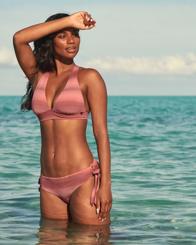 STRIPES Recycled Fibers Triangle Bikini Top 4 STRIPES Recycled Fibers Triangle Bikini Top - Image 4