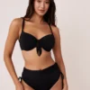 SOLID D Cup Balconette Bikini Top
