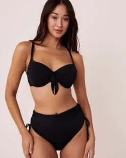 SOLID D Cup Balconette Bikini Top