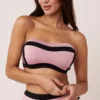 EYE CATCHING D Cup Bandeau Bikini Top