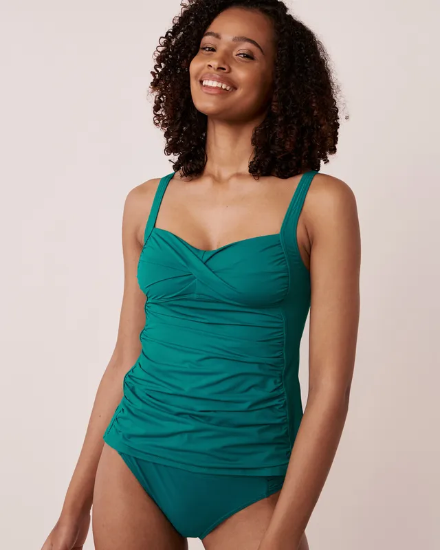 FANFARE Recycled Fibers Shirred Sides Bikini Bottom 3 FANFARE Recycled Fibers Shirred Sides Bikini Bottom - Image 3