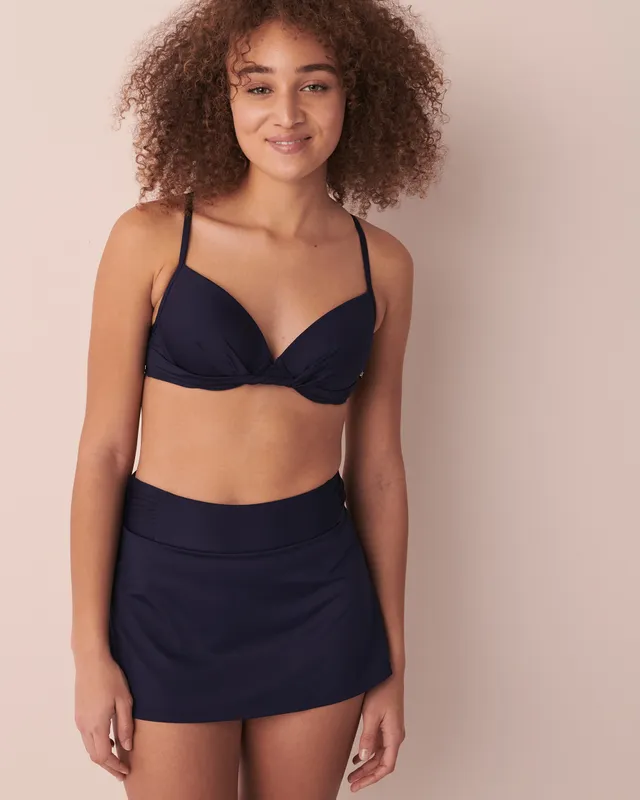 EVENING BLUE Recycled Fibers Push-up Bikini Top 1 EVENING BLUE Recycled Fibers Push-up Bikini Top