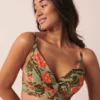 ORCHIDS GARDEN D Cup Bikini Top
