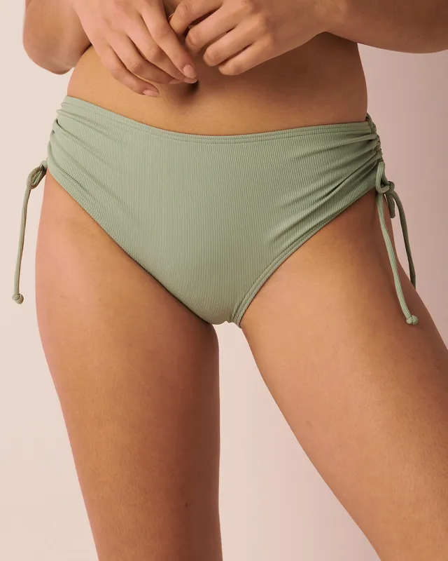 LILYPAD Recycled Fibers Mid Waist Bikini Bottom 1 LILYPAD Recycled Fibers Mid Waist Bikini Bottom