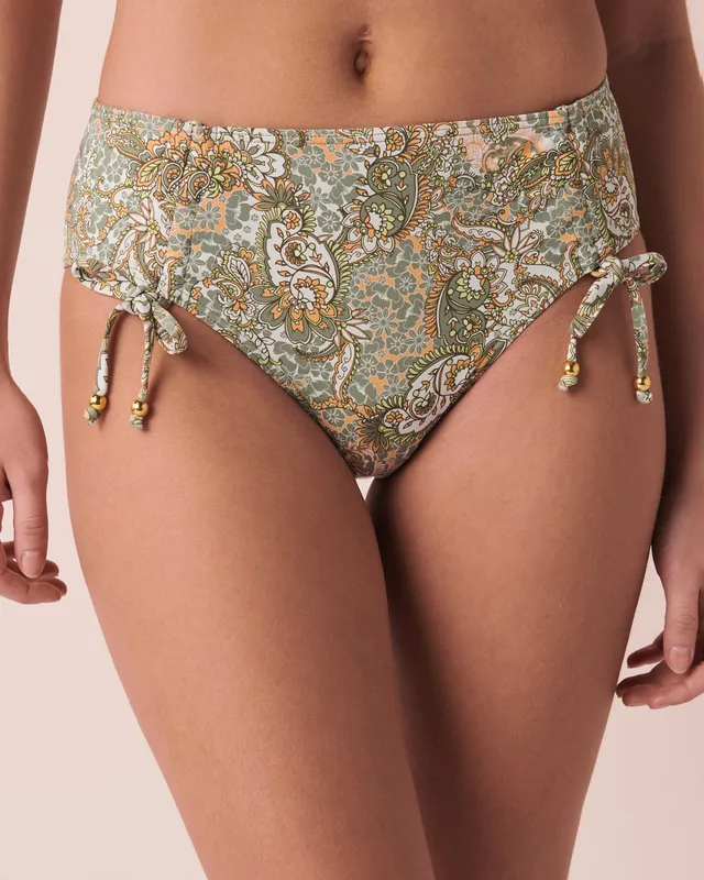 MODERN PAISLEY Laced Bikini Bottom 2 MODERN PAISLEY Laced Bikini Bottom - Image 2