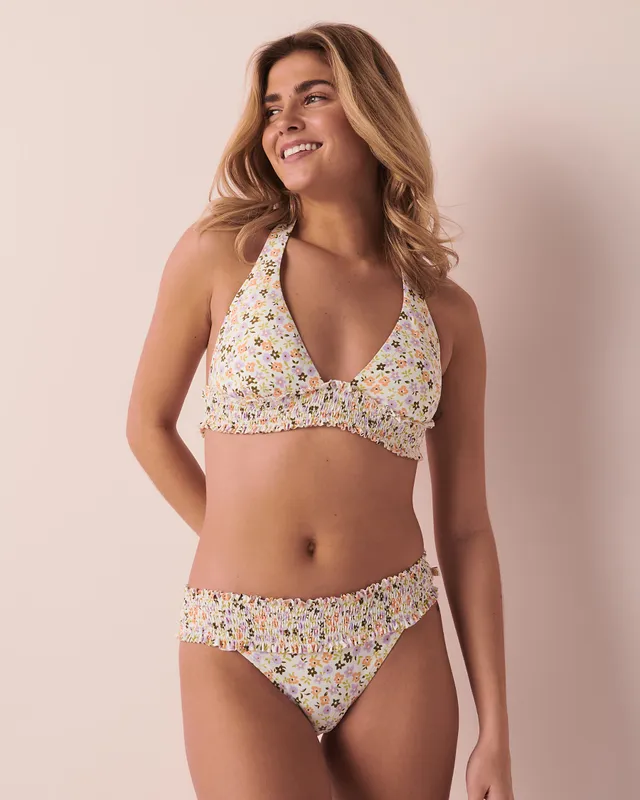 SMOCKING Wide Waistband Bikini Bottom 3 SMOCKING Wide Waistband Bikini Bottom - Image 3