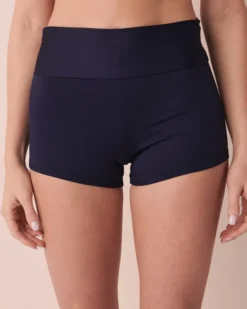 EVENING BLUE Recycled Fibers Boyleg Bikini Bottom