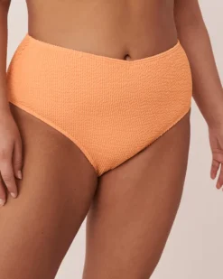 PEACH COBBLER High Waist Cheeky Bikini Bottom