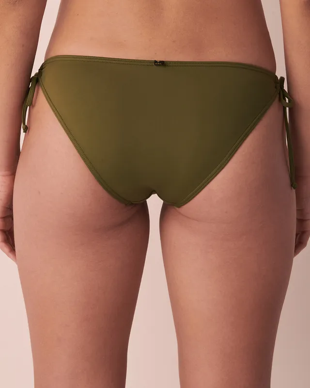 WINTER MOSS Recycled Fibers Brazilian Bikini Bottom 2 WINTER MOSS Recycled Fibers Brazilian Bikini Bottom - Image 2