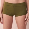 WINTER MOSS Recycled Fibers Boyleg Bikini Bottom