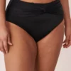 SOLID Twisted High Waist Bikini Bottom