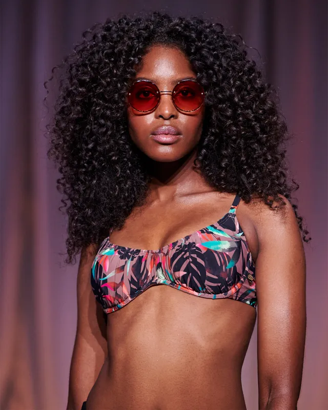 EARTHY JUNGLE Bralette Bikini Top 4 EARTHY JUNGLE Bralette Bikini Top - Image 4