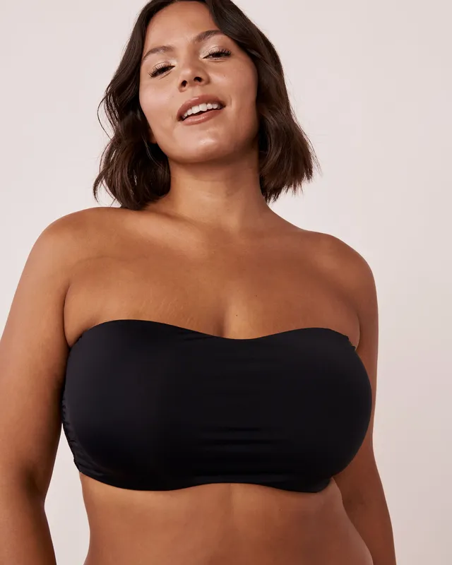 SOLID DD Cup Bandeau Bikini Top 1 SOLID DD Cup Bandeau Bikini Top