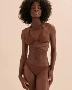 RIB Triangle Bikini Top -Swim Pretty Shop tropik 01100201 20065 1 1