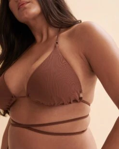 RIB Triangle Bikini Top -Swim Pretty Shop tropik 01100201 20065 3